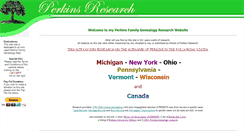 Desktop Screenshot of perkinsresearch.com